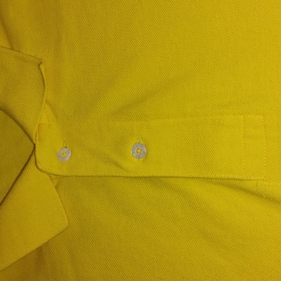 US Polo Assassin Yellow Polo Collared Shirt Men's Size 2XL - Picture 5 of 10